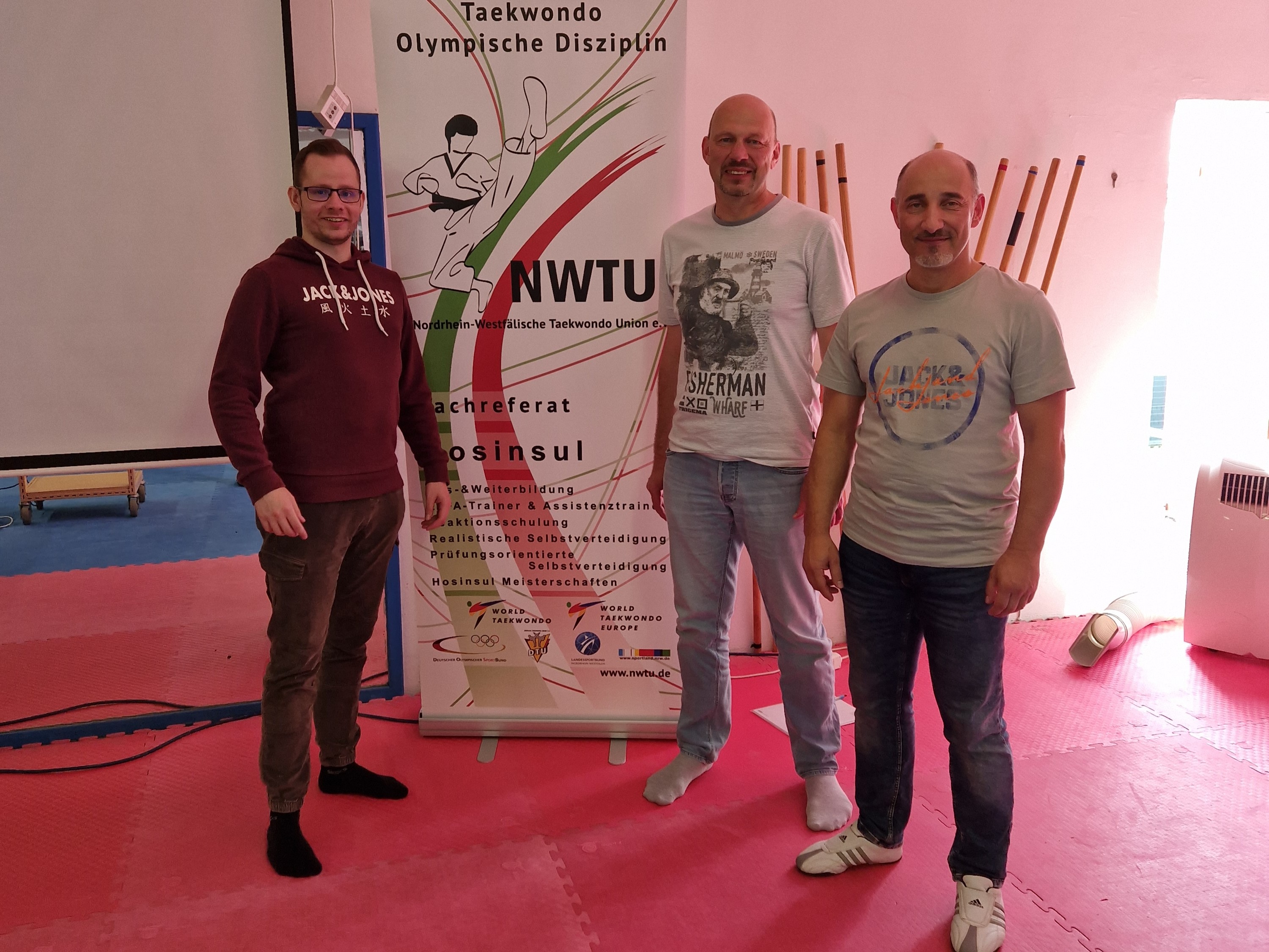 Lehrgangsteilnehmer v.l.: Marcel Spiertz, Carsten Wiemer und Detlef Körfer Image